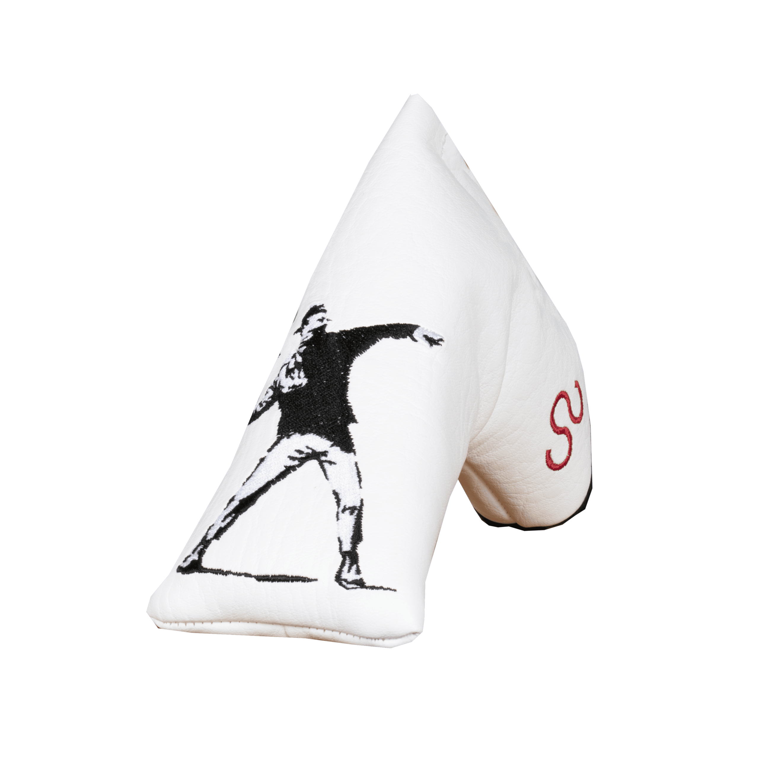 Banksy Flower Thrower Blade Putter Headcover White